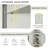 Grey Triangle Bathroom Storage Cabinet With Adjustable Shelves, Freestanding Floor Cabinet For Home Kitchen(Old SKU:WF291467AAE)-1159408072