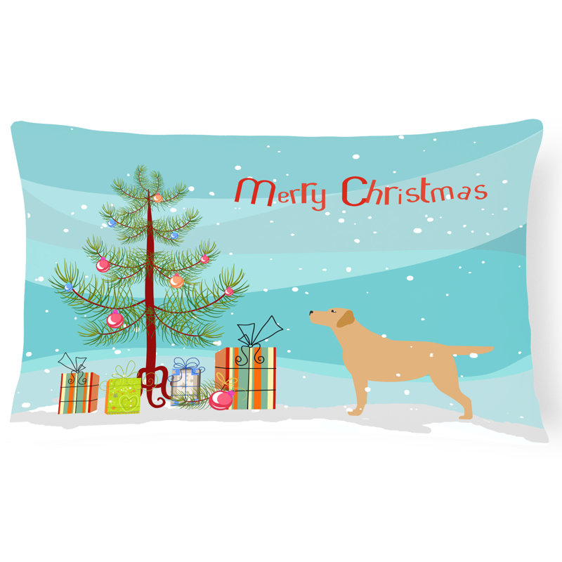 Labrador Outdoor Throw Pillow