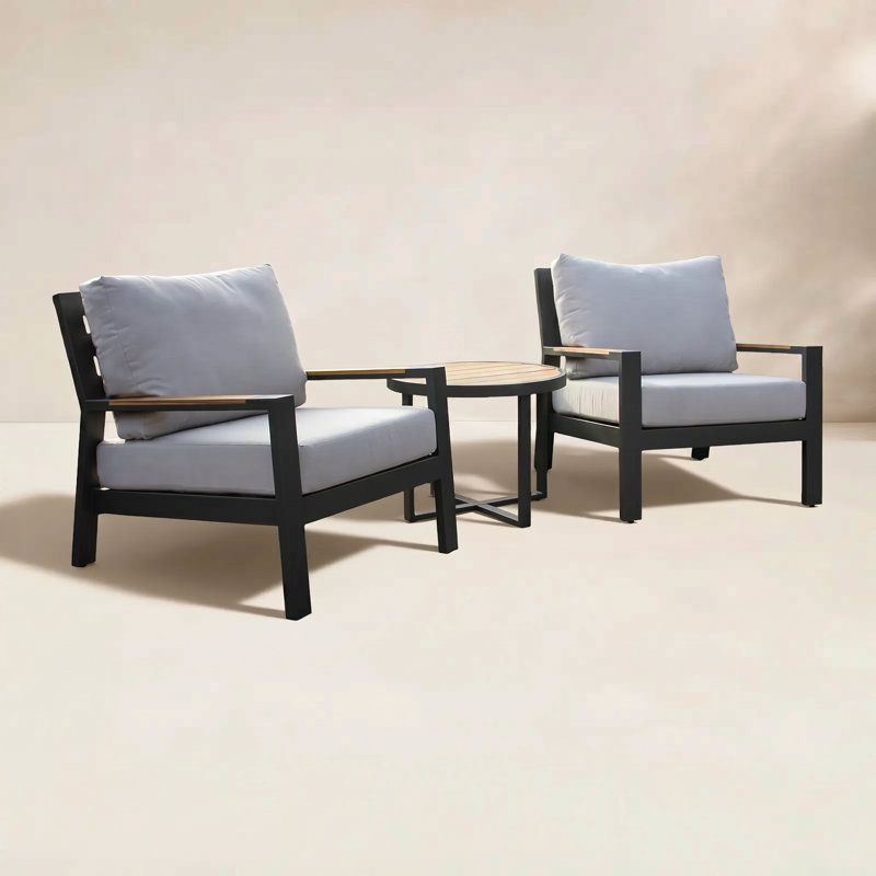 3 pièces Ensemble de conversation avec table d'appoint Portofino