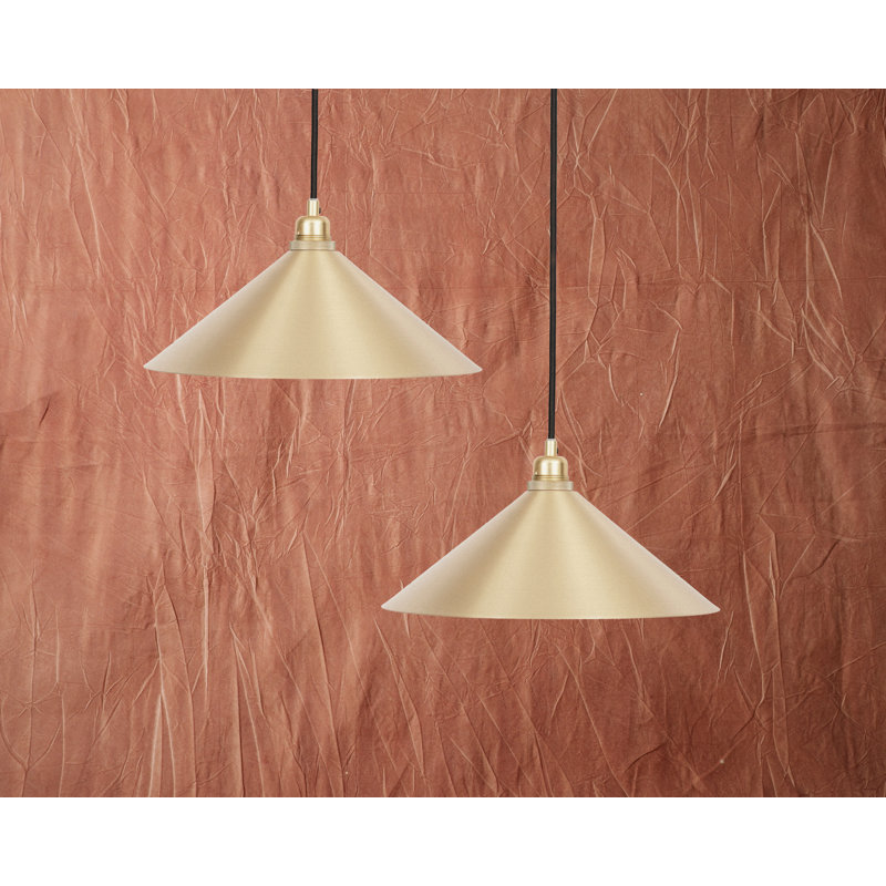 Cone Shade, 7.5" H x 20.5" W x 20.5" D, Copper