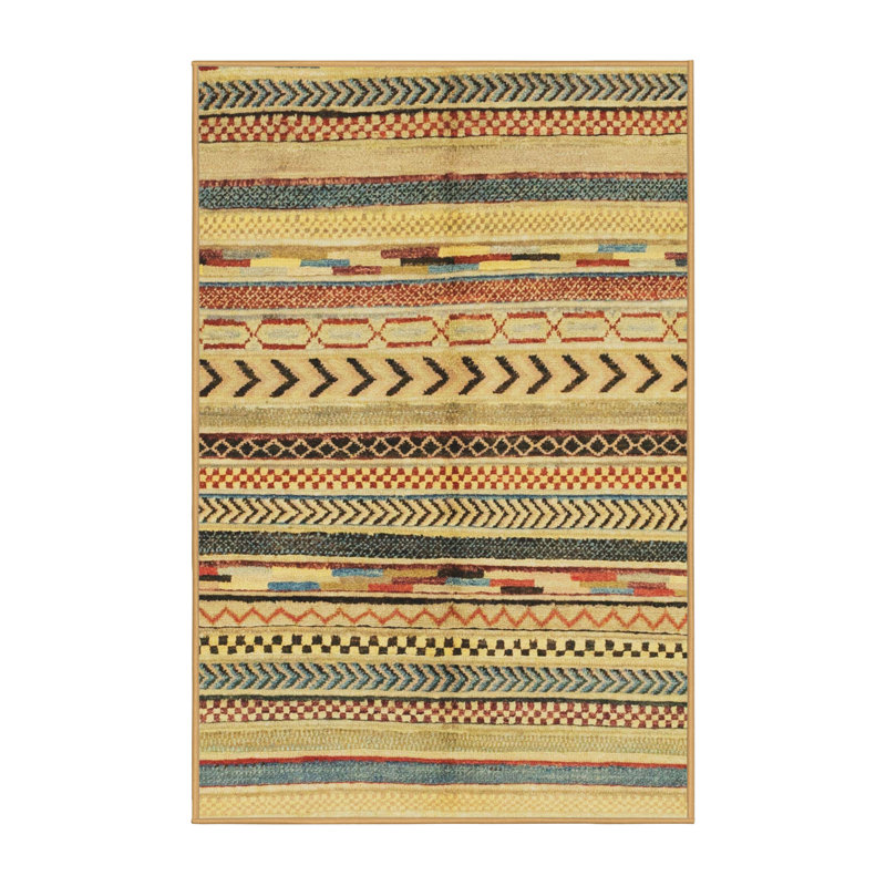 Tapis abstrait moderne 2248, Rectangle de 2 pi x 3 pi