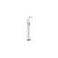 Robinet de baignoire autoportant avec douche à main 45,2 po Badeloft AT-01-PC en chrome poli-106360064