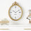 Horloge murale en acier inoxydable Flemington