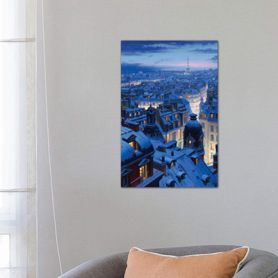 Night Symphony by Evgeny Lushpin - Wrapped Canvas Painting