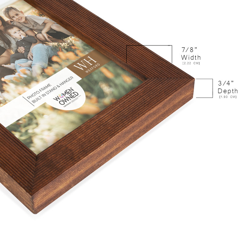 Wood Picture Frame, 11" x 14", Walnut