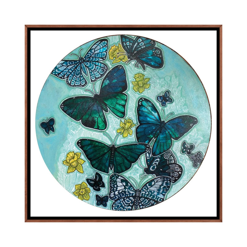 Hope Springs by Lynnette Shelley - Painting on Canvas, Brown Floater Frame, 66.04 cm H x 66.04 cm W