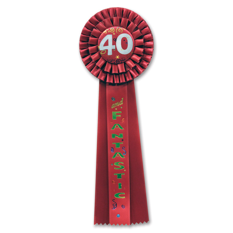 40 & Rosette de luxe fantastique