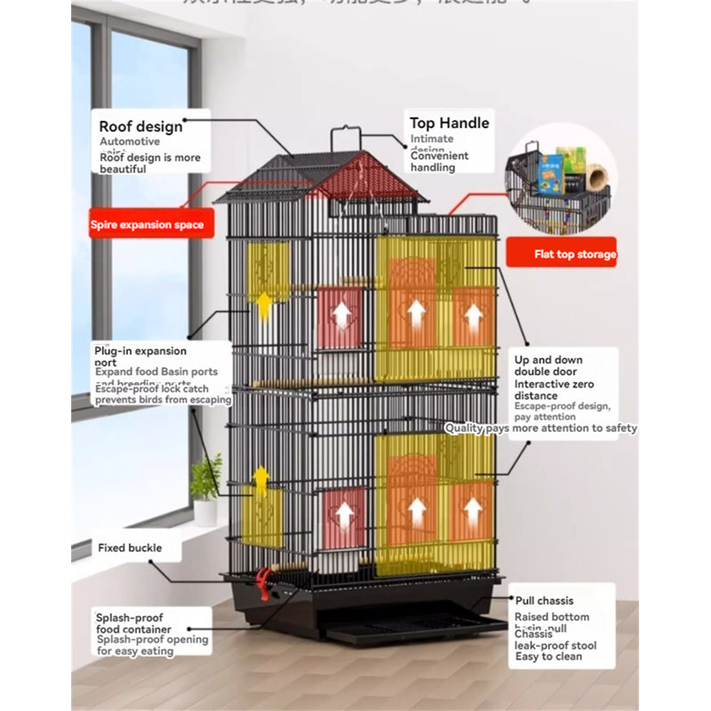 Cage à oiseaux Flasco 39,37