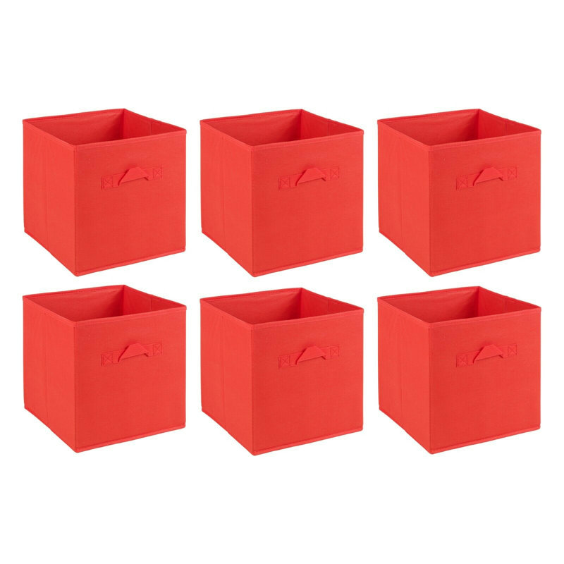 Rebrilliant Fabric Box, Red