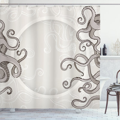 Silvia Shower Curtain with Hooks Included