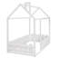 Structure de lit en bois avec clôture, espace de sommeil sécuritaire et amusant, conception intemporelle-1960428173