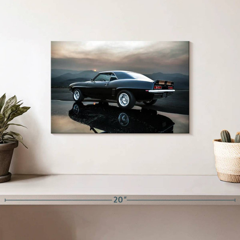 Mehar Muscle Car, 8" H x 12" W