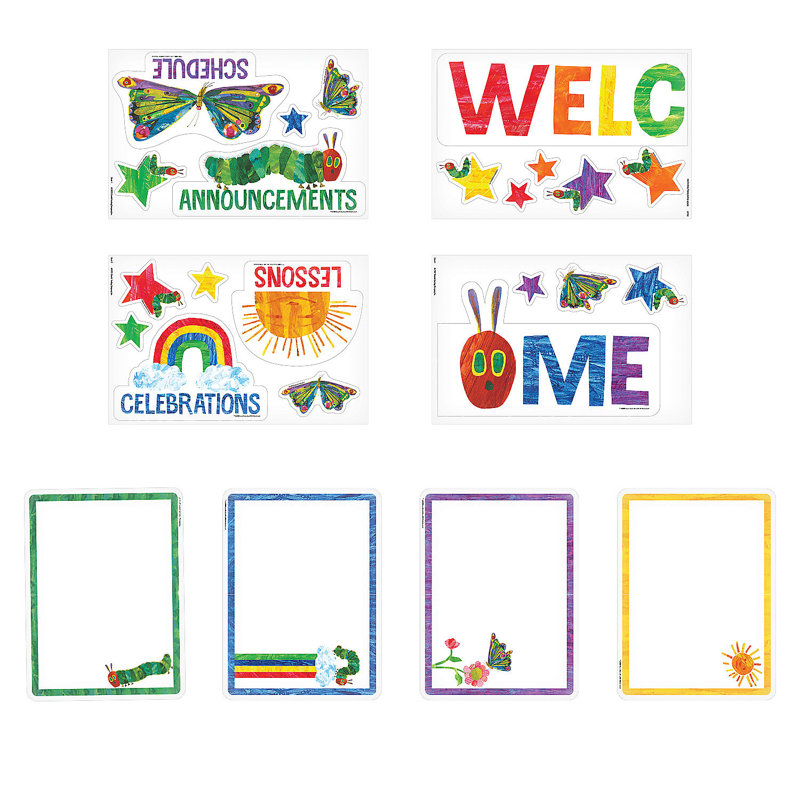 Eric Carle Colorful Preschool Bulletin Board Set