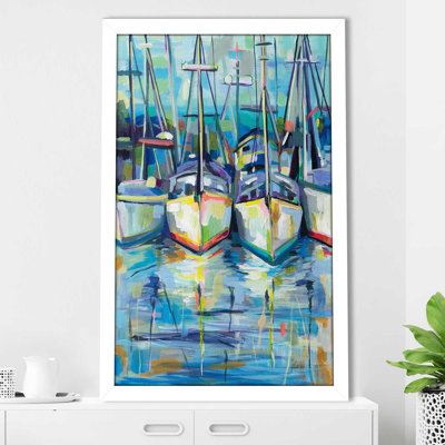 Morning Dock - Peinture