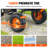 VEVOR Dump Cart, Poly Garden Dump Cart with Easy to Assemble Steel Frame, Dump Wagon