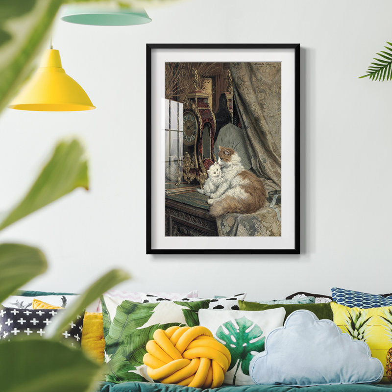 «Vintage Portrait Print», impression encadrée
