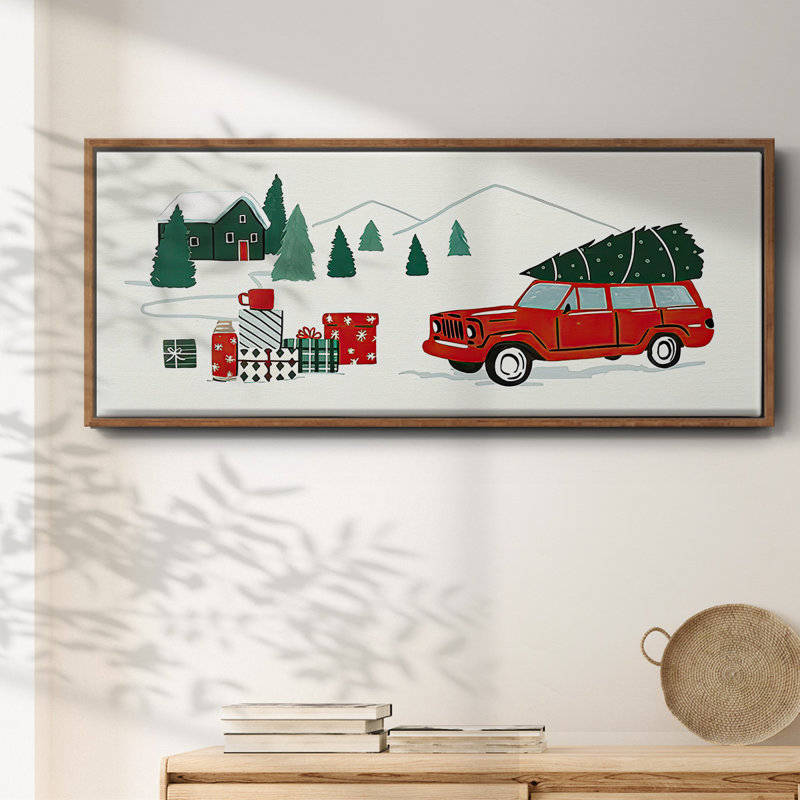 Collection Going to Grandmas - toile encadrée, H 20 po x l 50 po