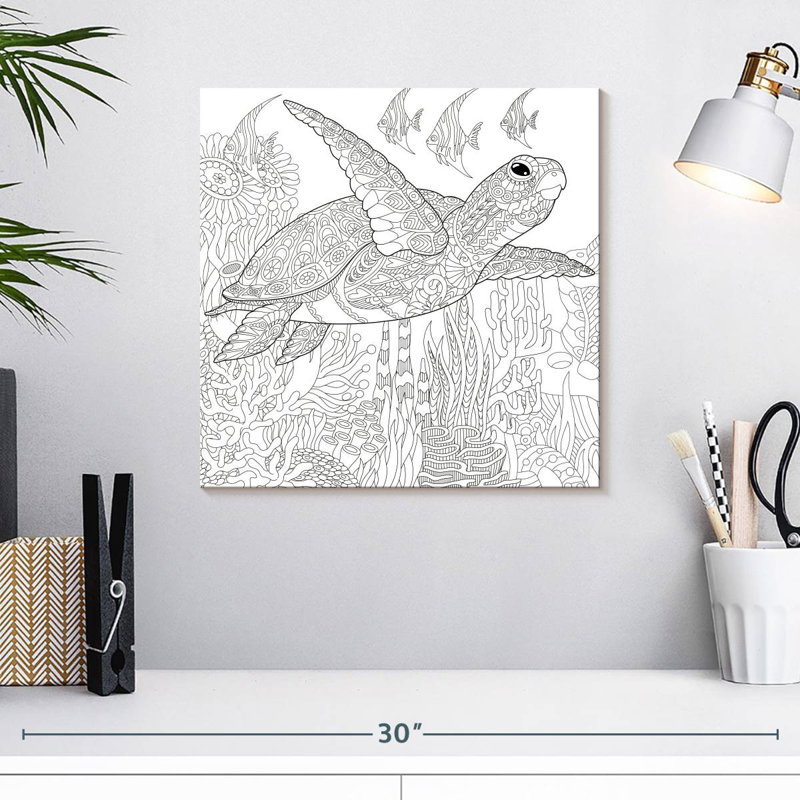 Crowle Zentangle Turtle