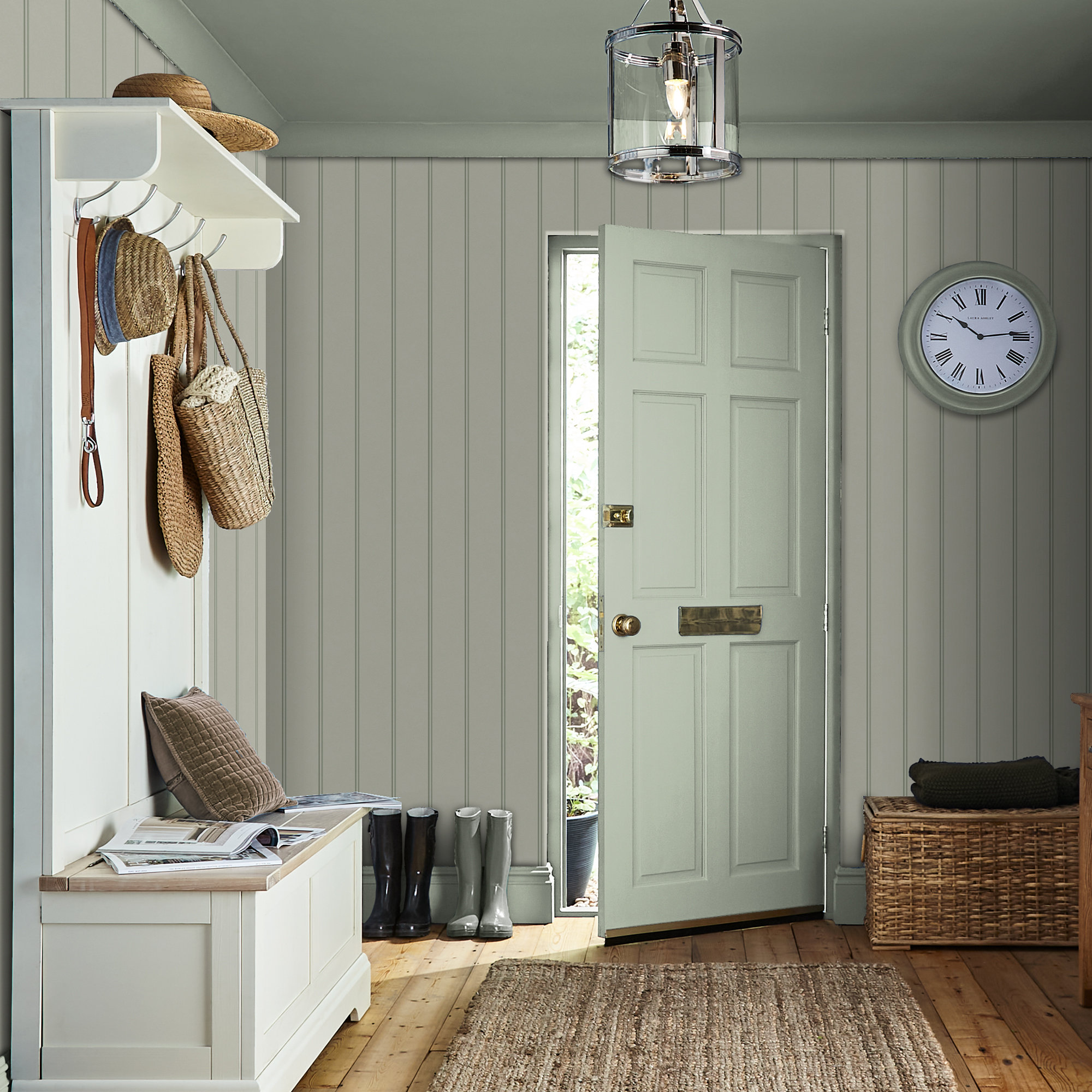 Earlston Wallpaper, Green