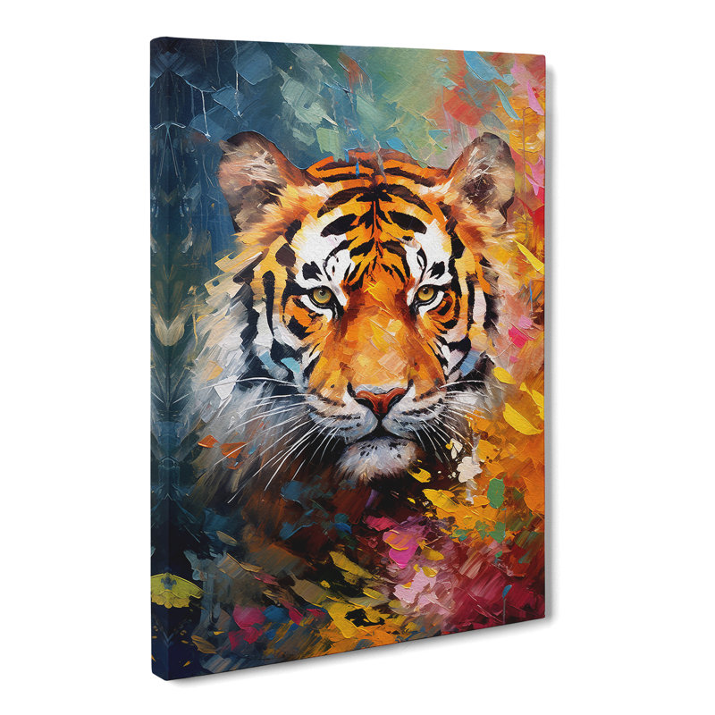 Tiger Impressionism - Print, 60cm H x 40cm W x 3cm D
