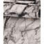 Tapis abstrait en polyester touffeté à la main noir / blanc-769602286