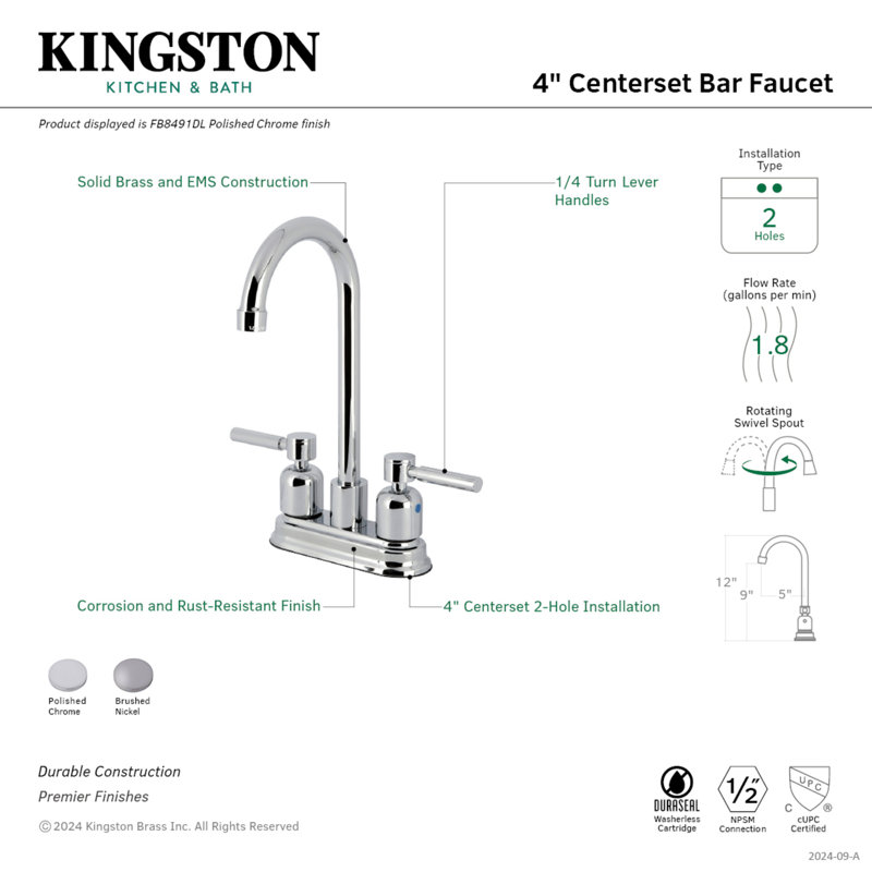Robinet de bar Kingston