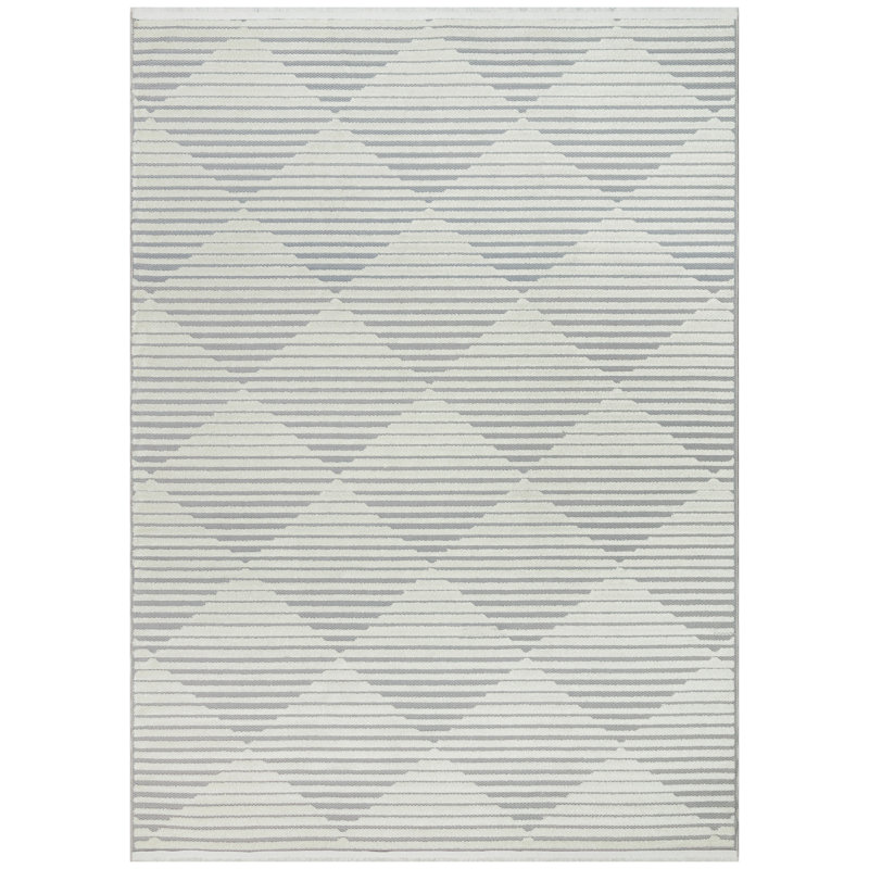 Burton Geometric Indoor / Outdoor Area Rug, Rectangle 160cm x 220cm