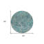 Tapis d'intérieur rond 8 po Sage Teal