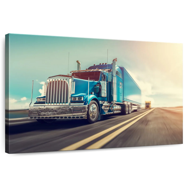 Mehar Truck, 8" H x 12" W