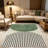 Green Linear Abstract carpet-easy to clean, machine-washable, soft and comfortable; suitable for door mats, kitchens, living rooms, bedrooms, corridors, and laundry areas. Easy to clean, durable carpet for home decoration.-1532927386