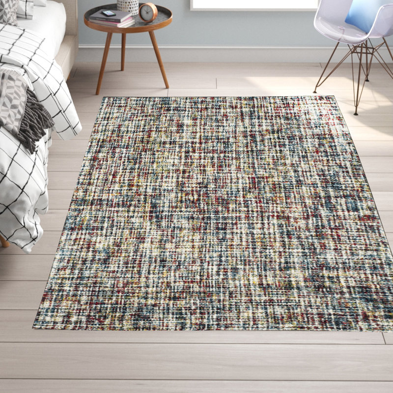 Hattan Porcello Performance Abstract Rug, Rectangle 8' x 10'