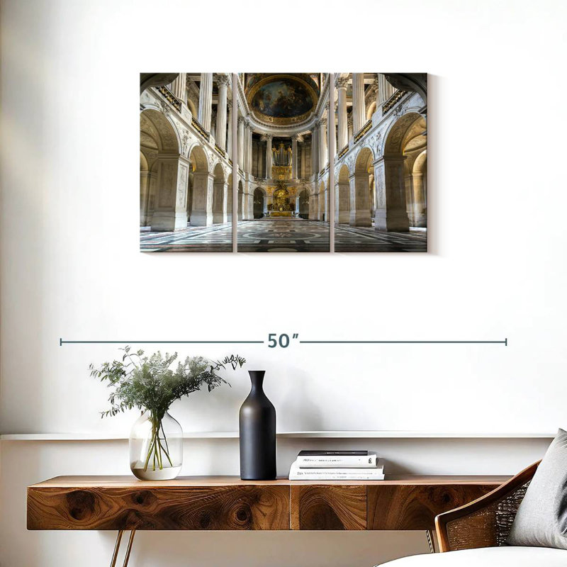 Versailles Interior, 20" H x 33" W