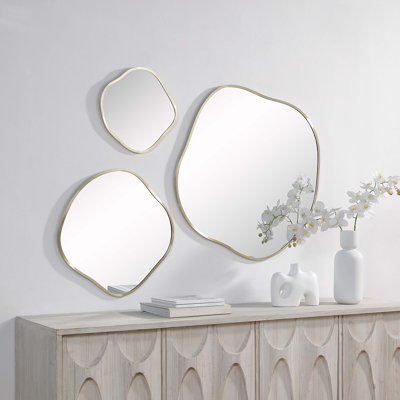 Metal Irregular Wall Mirror