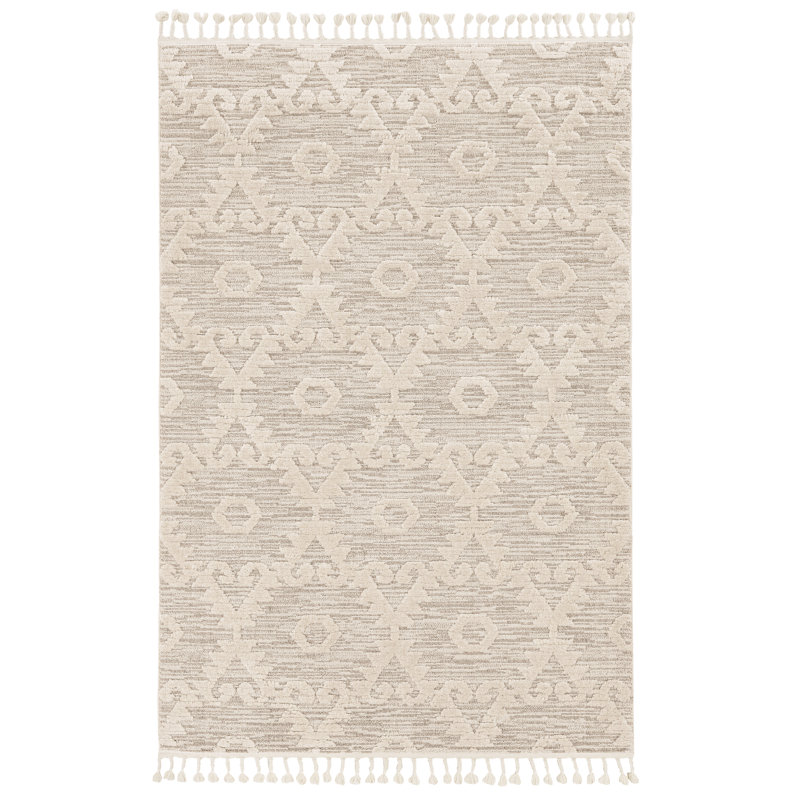 Willow Performance Geometric Indoor Rug, Rectangle 5'3" x 7'7"