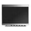 Cuisinière à induction 36 pouces avec 6 éléments à induction en acier inoxydable (garniture brunie) Majestic III Series-124828851-124828877