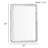 Natural Rattan Rectangle Wall Mirror Natural See Below