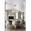 Lustre ovale moderne en cristal 1 lumière DEL-633891852-633891853
