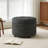 Mika 24" Round Flip-top Storage Ottoman - Dual-sided Seat & Table, Solid Wood Made, Space-Saving Footrest for Living Room & Bedroom-431725181