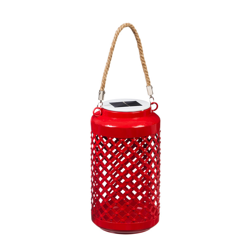 Gilliard 5.12'' Solar Powered Cylinder Lantern