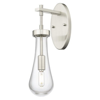 Downtown Urban - Edwa - 1 Light Wall-mounted Sconce - Glass Shade