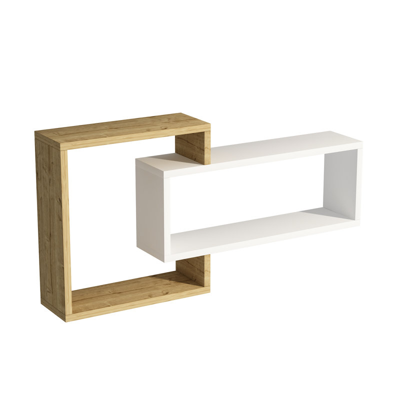 Linelle 3 Piece Floating Shelf,  White Sapphire Oak