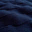 1 jeté en fausse fourrure bleu marine Vivienne-119336013