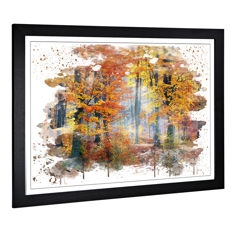 Landscape Forest - Wall Art, 45cm H x 62cm W, Framed Picture