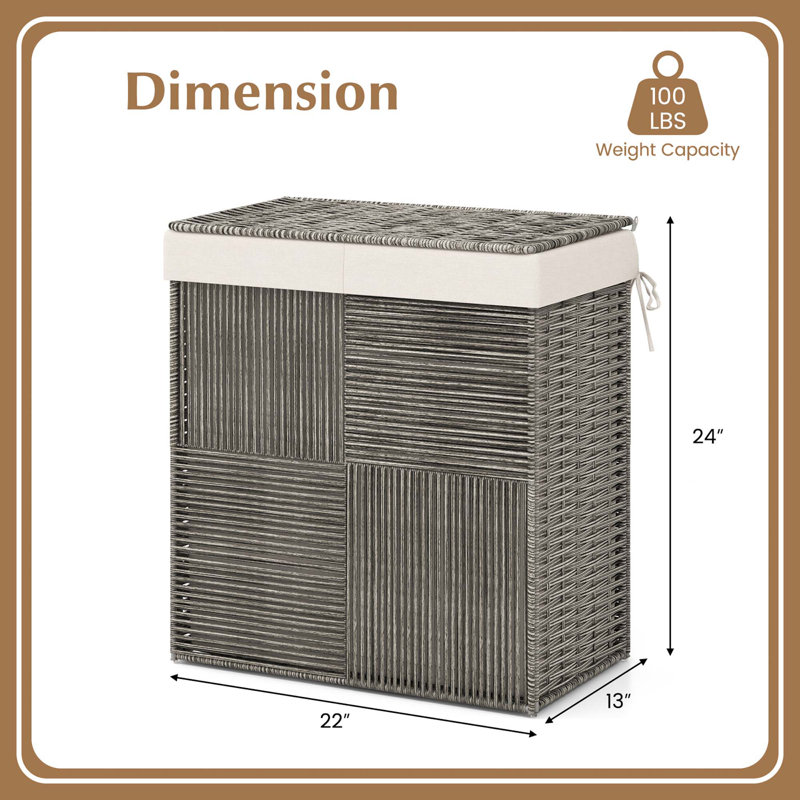 Laundry Hamper with Handles