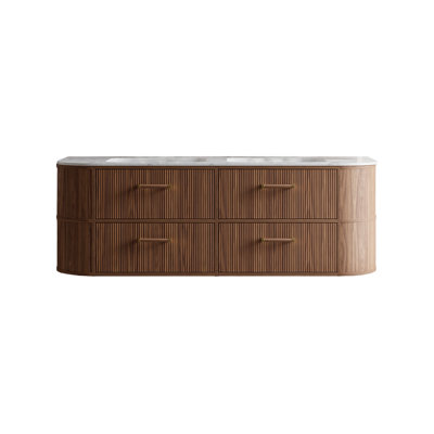 Meuble-lavabo suspendu 4 tiroirs ISABELLA-72-V052