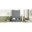 Grand lit escamotable mural avec coussin, grand