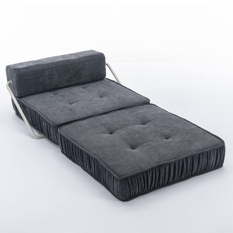 Canapé-lit pliant, futon-lit, Noir