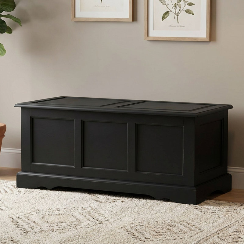 Rosson Blanket Chest, Antique Black