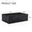 39 Inch Modern Black Marble Texture Coffee Table - Luxury Rectangular MDF Accent Table For Living Room | Gift Idea