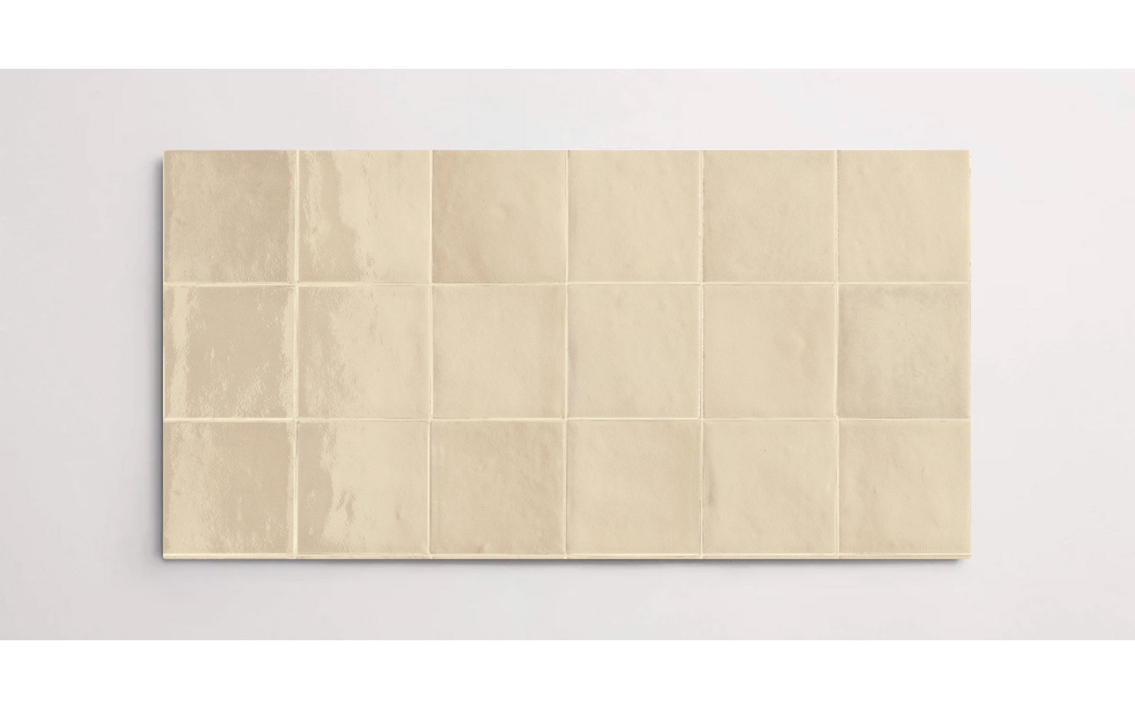 Greenwich 4" x 4" Glossy Tile, Beige